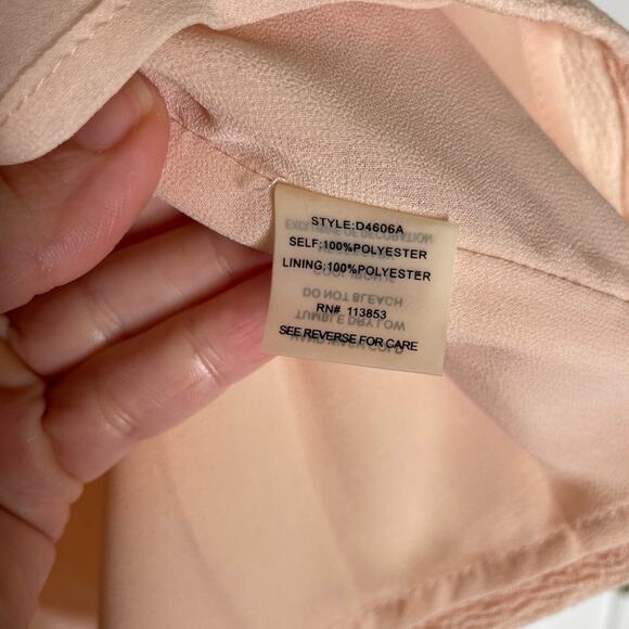 Sugar Lips Pink Sleeveless Dress with Eyelet Detail size small - Picture 4 of 5